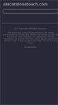 Mobile Screenshot of alacatelonetouch.com